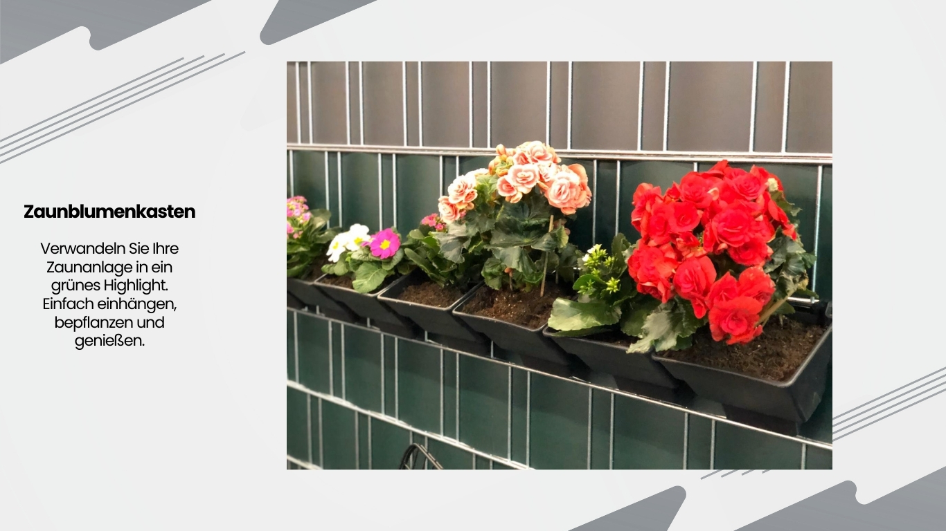 Zaunblumenkasten